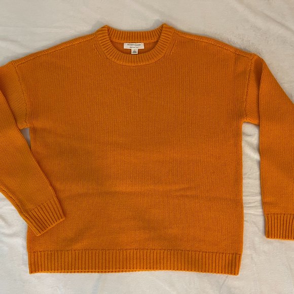 BNWOT Something Navy Orange Sweater (T&B) - Picture 5 of 11